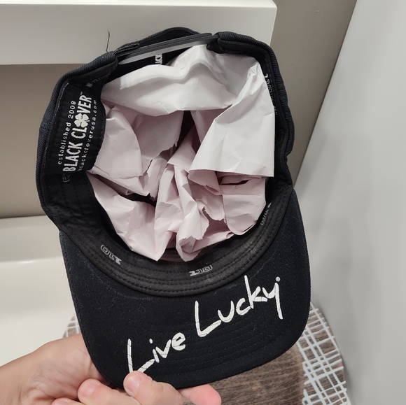 😎EUC Black Clover Live Lucky Unisex Wear Adjustable Back Golf Cap, OSFM, Nice! - Picture 8 of 12